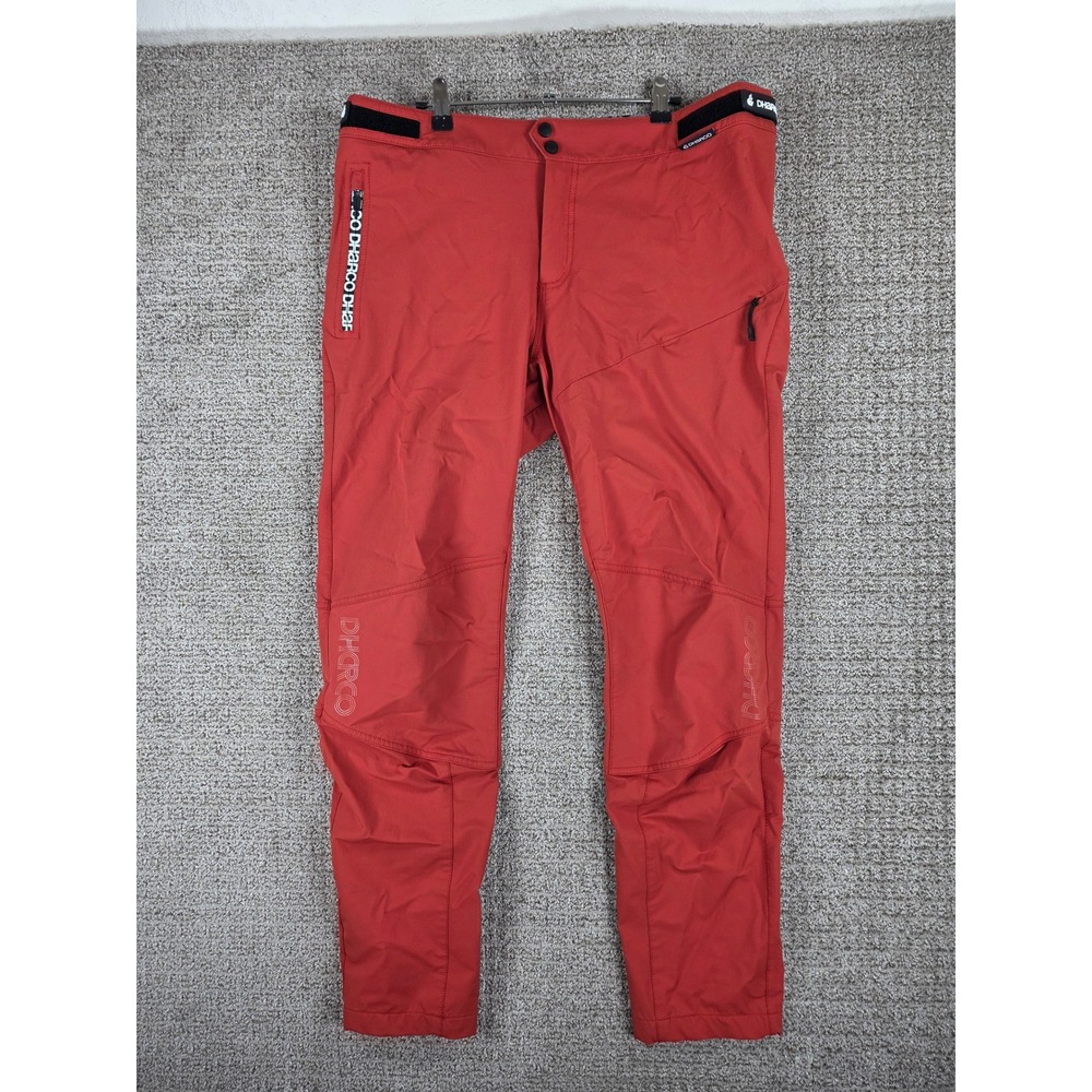 DHARCO Gravity Pants Mens Orange Cycling MTB Downhill Motocross Size XXL‎ 38x30